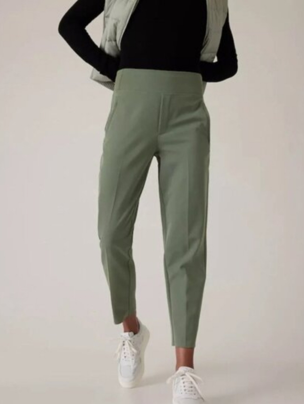 Athleta High Rise Endless Pant Plus Size 18 Deep Fern Green